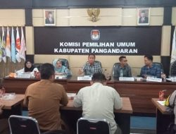 KPU Pangandaran Gelar Rakor Dalam Persiapan Rekapitulasi Hasil Pemilu 2024 Tingkat Kabupaten
