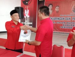 Saiful Arifin Daftar Calon Bupati Pati 2024 Di Kantor DPC PDI-P