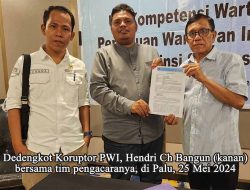 Ketua Umum PWI Hendry Ch Bangun Tidak Introspeksi Diri, Panik Dikatakan Koruptor