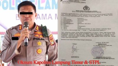 Kasus Pengeroyokan Wartawan Mandek, Wilson Lalengke : Kapolres Lampung Timur Hanya Bisa Urus Sempak Istri