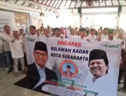 Relawan Radar Solo Deklarasi Mas Sudaryono Menjadi Gubernur Jawa Tengah Periode 2024-2029