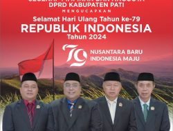 Segenap Pimpinan Dan Anggota DPRD Kabupaten Pati Mengucapkan Dirgahayu Republik Indonesia Ke-79