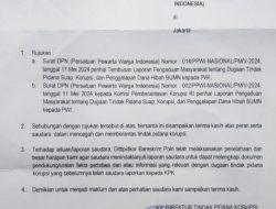 Update Informasi LAPDUMAS PPWI Tentang Dugaan Korupsi Dana Hibah BUMN