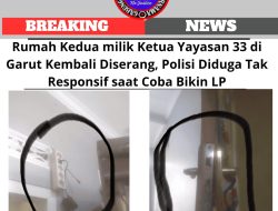 Rumah Kedua Milik Ketua Yayasan 33 Di Garut Kembali Diserang, Polisi Diduga Tak Responsif Saat Coba Bikin LP