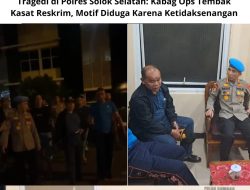 Tragedi Di Polres Solok Selatan: Kabag Ops Tembak Kasat Reskrim, Motif Diduga Karena Ketidaksenangan
