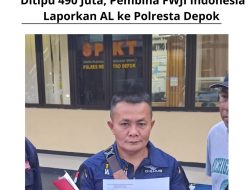 Ditipu 490 Juta, Pembina FWJ Indonesia Laporkan AL Ke Polresta Depok