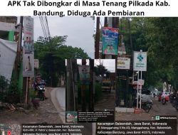 APK Tak Dibongkar Di Masa Tenang Pilkada Kabupaten Bandung, Diduga Ada Pembiaran