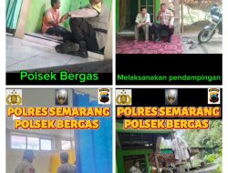 Bhabinkamtibmas Bergas Peduli, Dampingi Warga Mengalami Gangguan Jiwa
