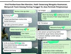 Viral Pemberitaan Bee Mansion, Hadir Seseorang Mengaku Keamanan, Menyuruh Team Datang Per-tiap Tanggal 10, Atas Perintah Pimpinannya