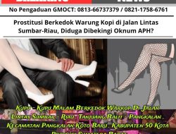 Prostitusi Berkedok Warung Kopi Di Jalan Lintas Sumbar-Riau, Diduga Dibekingi Oknum APH?