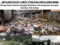 Warga Pasar Randu Dongkal Keluhkan Penumpukan Sampah dan Bau Tak Sedap