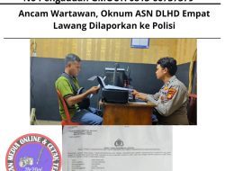 Ancam Wartawan, Oknum ASN DLHD Empat Lawang Dilaporkan ke Polisi