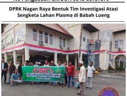 DPRK Nagan Raya Bentuk Tim Investigasi Atasi Sengketa Lahan Plasma di Babah Lueng