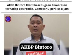 AKBP Bintoro Klarifikasi Dugaan Pemerasan terhadap Bos Prodia, Gemetar Diperiksa 8 Jam