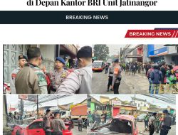 Tim SAR Brimob Polda Jabar Tangani Kecelakaan di Depan Kantor BRI Unit Jatinangor