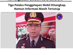 Tiga Pelaku Penggelapan Mobil Ditangkap, Namun Informasi Masih Tertutup