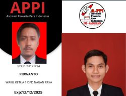 Dua Petinggi Asosiasi Pewarta Pers Indonesia (A-PPI) Nagan Raya Mengundurkan Diri