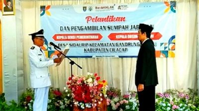 Dari Seleksi Hingga Pelantikan, Perangkat Desa Sidaurip Resmi Bertugas