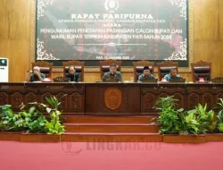 Rapat Paripurna DPRD Pati Penetapan Bupati dan Wakil Bupati Terpilih Periode 2025-2030
