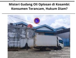 Misteri Gudang Oli Oplosan di Kosambi: Konsumen Terancam, Hukum Diam?