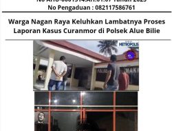 Warga Nagan Raya Keluhkan Lambatnya Proses Laporan Kasus Curanmor di Polsek Alue Bilie