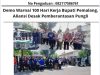 Demo Warnai 100 Hari Kerja Bupati Pemalang, Aliansi Desak Pemberantasan Pungli
