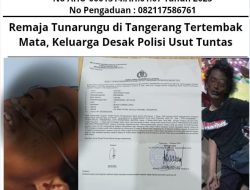 Remaja Tunarungu di Tangerang Tertembak Mata, Keluarga Desak Polisi Usut Tuntas
