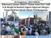 Sekertaris Umum GMOCT Sholat Idul Fitri 1446 H di Masjid Al Barkah Segeni Pagersari Bergas, Tetap Khidmat Meski dalam Pembangunan