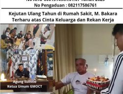 Kejutan Ulang Tahun di Rumah Sakit, M. Bakara Terharu atas Cinta Keluarga dan Rekan Kerja