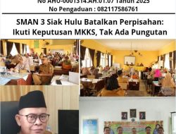 SMAN 3 Siak Hulu Batalkan Perpisahan: Ikuti Keputusan MKKS, Tak Ada Pungutan