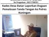 Kades Desa Datar Laporkan Dugaan Pemalsuan Tanda Tangan ke Polres Kuningan