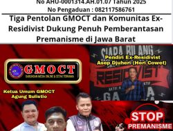 Tiga Pentolan GMOCT dan Komunitas Ex-Residivis Dukung Penuh Pemberantasan Premanisme di Jawa Barat