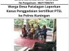 Warga Desa Patalagan Laporkan Kasus Penggadaian Sertifikat PTSL ke Polres Kuningan