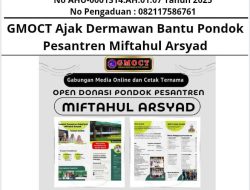 GMOCT Ajak Dermawan Bantu Pondok Pesantren Miftahul Arsyad