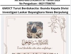 GMOCT Turut Berdukacita: Ibunda Kepala Divisi Investigasi Laskar Bayangkara News Berpulang