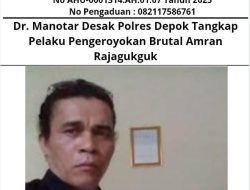 Dr. Manotar Desak Polres Depok Tangkap Pelaku Pengeroyokan Brutal Amran Rajagukguk