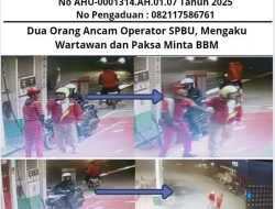 Dua Orang Ancam Operator SPBU, Mengaku Wartawan dan Paksa Minta BBM
