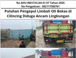 Puluhan Pengepul Limbah Oli Bekas di Cilincing Diduga Ancam Lingkungan