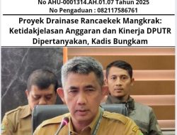 Proyek Drainase Rancaekek Mangkrak: Ketidakjelasan Anggaran dan Kinerja DPUTR Dipertanyakan, Kadis