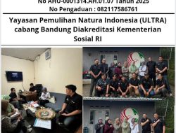 Yayasan Pemulihan Natura Indonesia (ULTRA) cabang Bandung Diakreditasi Kementerian Sosial RI