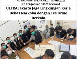 ULTRA Jakarta Jaga Lingkungan Kerja Bebas Narkoba dengan Tes Urine Berkala