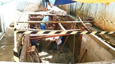 Pembangunan Septictank Puskesmas Kedungreja : Papan Informasi Tanpa SPK dan Sulitnya Akses Informasi