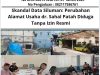 Skandal Data Siluman: Perubahan Alamat Usaha dr. Sahal Patah Diduga Tanpa Izin Resmi