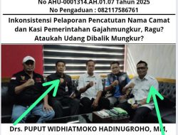 Inkonsistensi Pelaporan Pencatutan Nama Camat dan Kasi Pemerintahan Gajahmungkur, Ragu? Ataukah Udang Dibalik Mungkur?