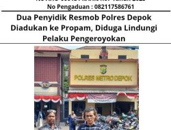 Dua Penyidik Resmob Polres Depok Diadukan ke Propam, Diduga Lindungi Pelaku Pengeroyokan