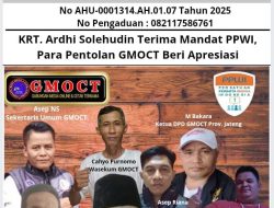 KRT. Ardhi Solehudin Terima Mandat PPWI, Para Pentolan GMOCT Beri Apresiasi