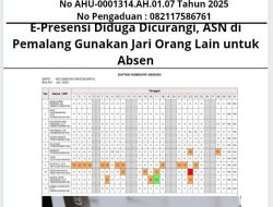 E-Presensi Diduga Dicurangi, ASN di Pemalang Gunakan Jari Orang Lain untuk Absen