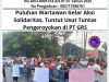 Puluhan Wartawan Gelar Aksi Solidaritas, Tuntut Usut Tuntas Pengeroyokan di PT GRS