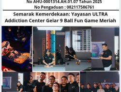 Semarak Kemerdekaan: Yayasan ULTRA Addiction Center Gelar 9 Ball Fun Game Meriah