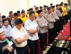 Kenang Almarhum Affan Kurniawan Pengemudi Ojol dengan Sholat Ghaib dan Doa Bersama Digelar Polres Pangandaran